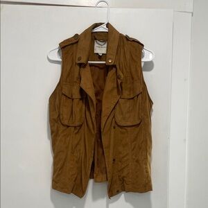 Thread & Supply Tan Sleeveless Vest